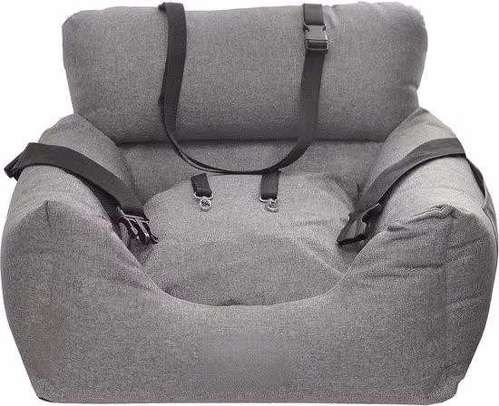 Cuccia per cani – Lavabile – Per sedili anteriori e posteriori – 50 x 50 cm – Grigio