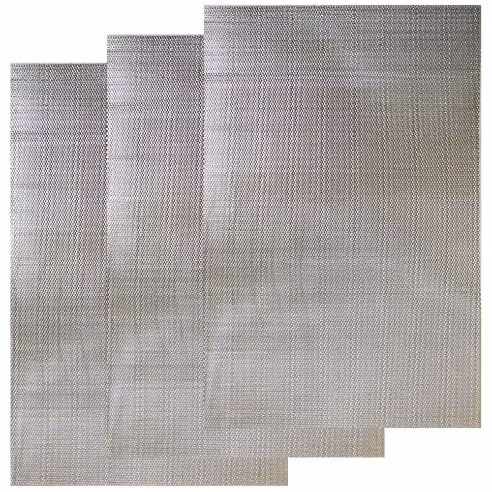 Griglia di modellazione in alluminio, 3 elementi, 30x20 cm, a maglia fine (2 mm)