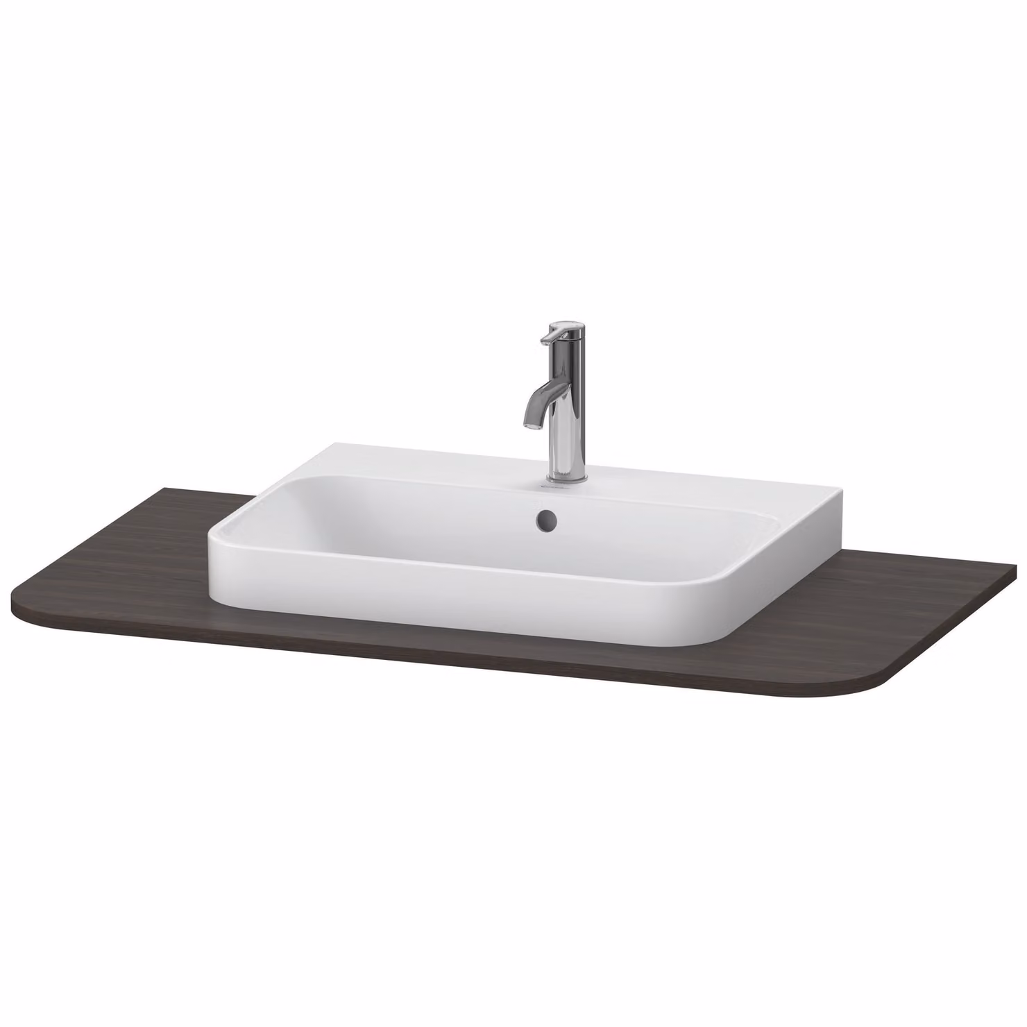 Console Duravit Happy D.2 Plus, 1000x550 mm, 1 découpe, pour meuble sous-lavabo HP4941, HP4961, HP4971, HP031E06969, HP031E06969