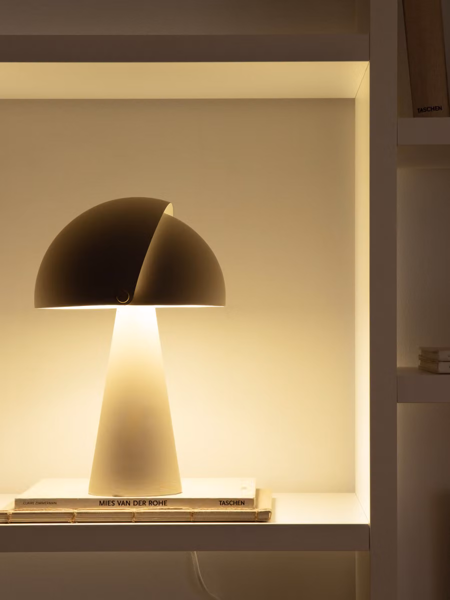 Lampada da tavolo Align Kenay Home beige e oro/ottone in metallo – 2