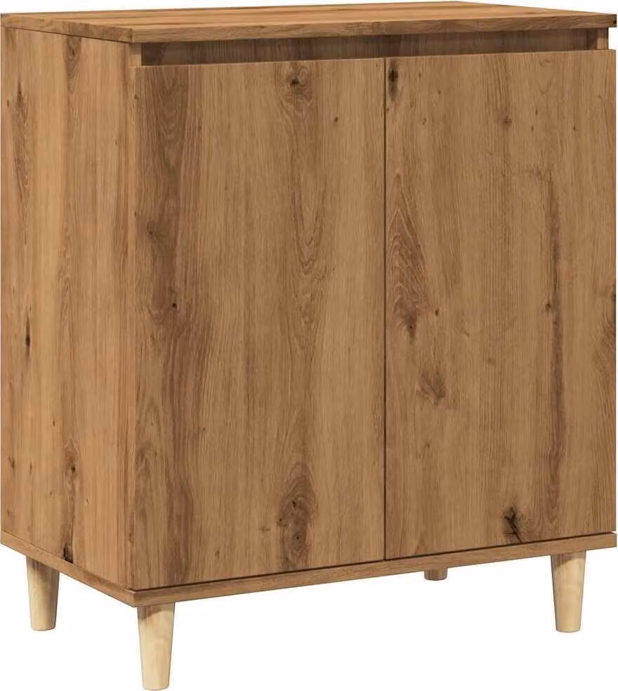 Credenza Rovere Artigianale 60x35x70 cm in Legno Multistrato