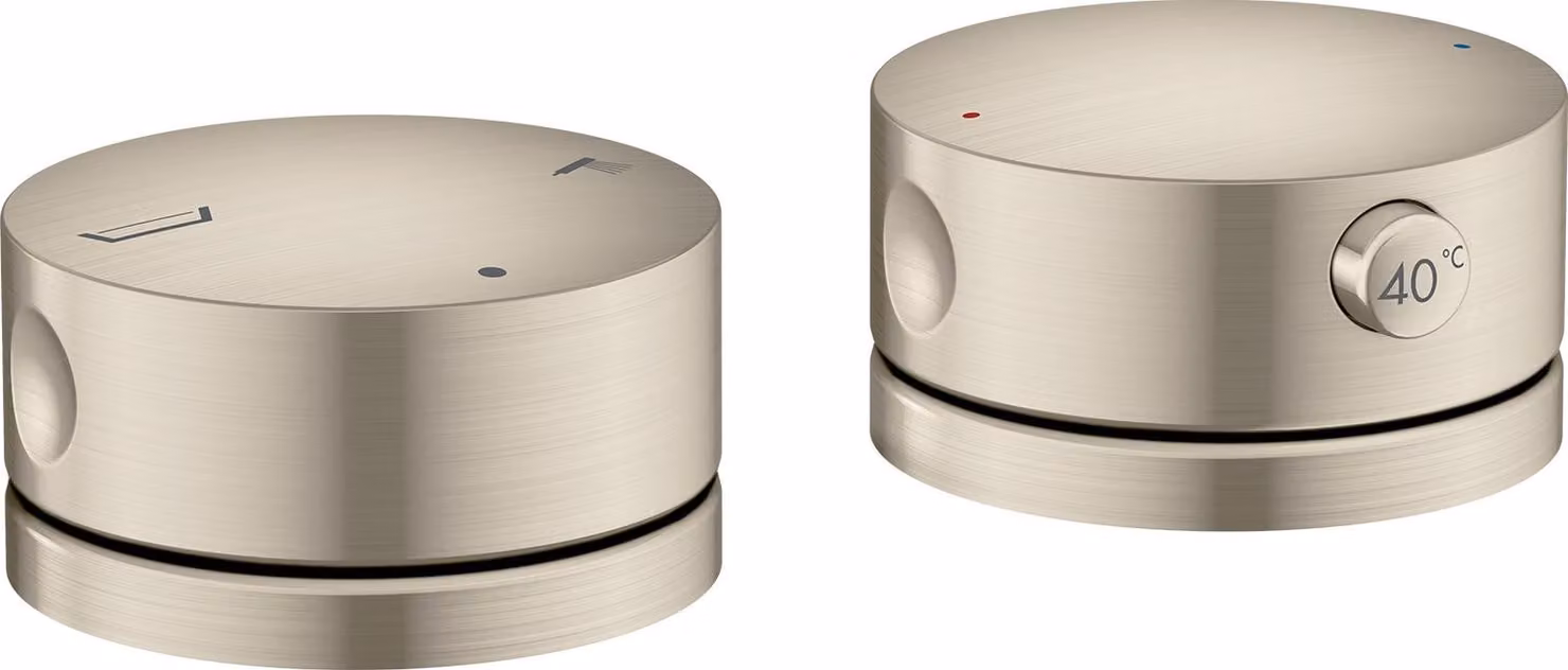 hansgrohe AXOR One Robinetteries de bord de baignoire 2 trous avec thermostat, 48470820, 48470820