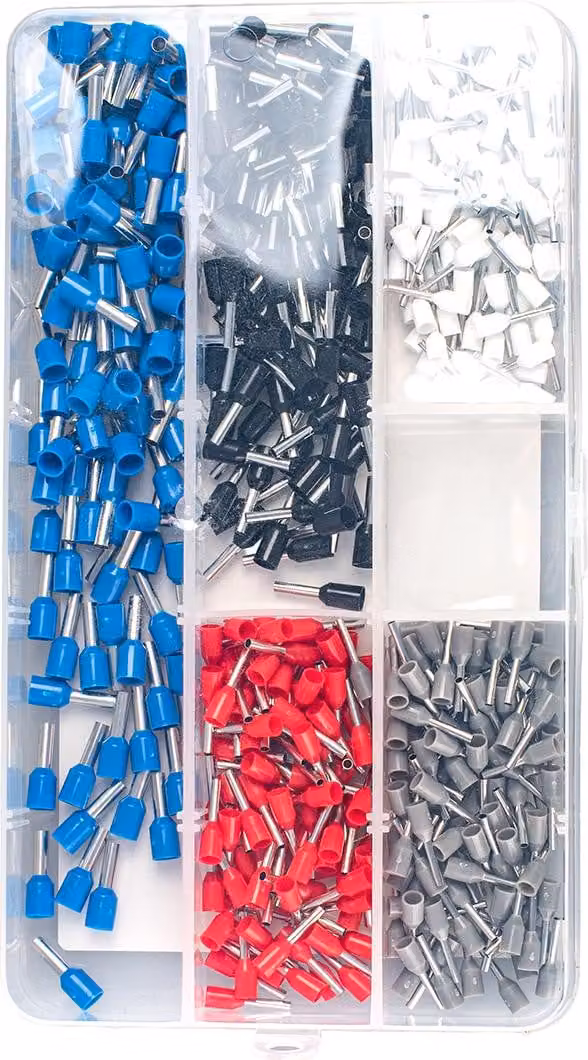 Set di 500 connettori isolati Vayox, multicolore