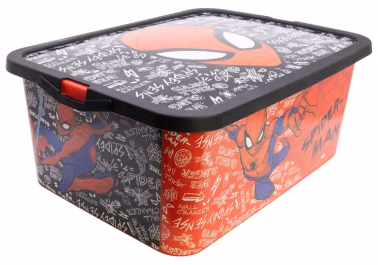 Scatola di immagazzinaggio Spiderman Store Box - 13 litri Marvel Avengers