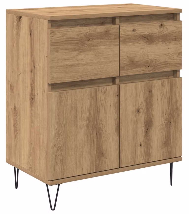 Credenza con cassetto Rovere artigianale 60 x 35 x 70 cm