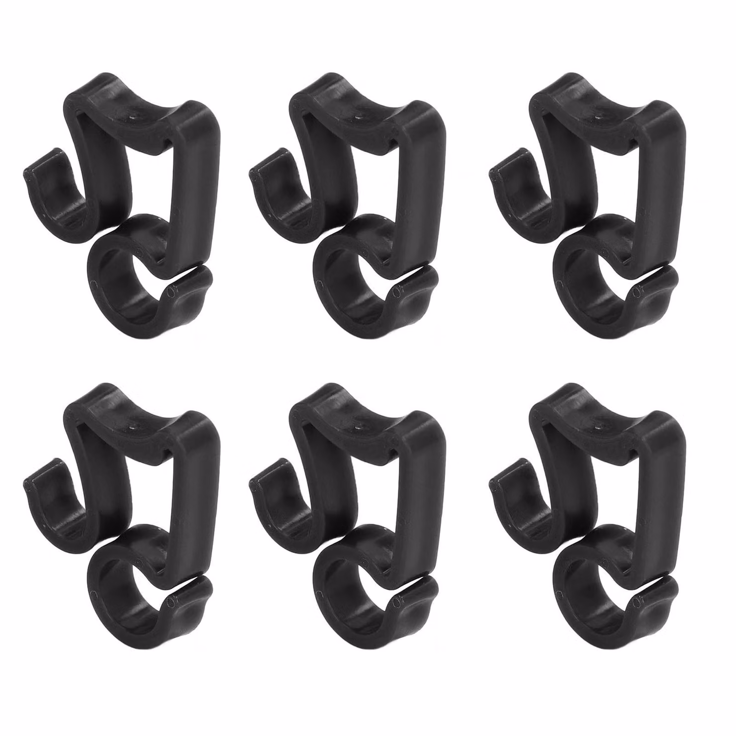 150 pezzi clip per luci natalizie, clip per luci natalizie, impermeabili, antigelo, in plastica, ganci per grondaie, clip per luci da esterno per Halloween