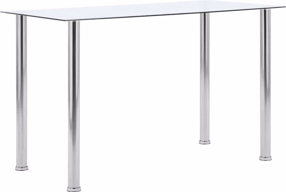 The Living Store Esstisch trasparente 120 x 60 x 75 cm Heart Glass