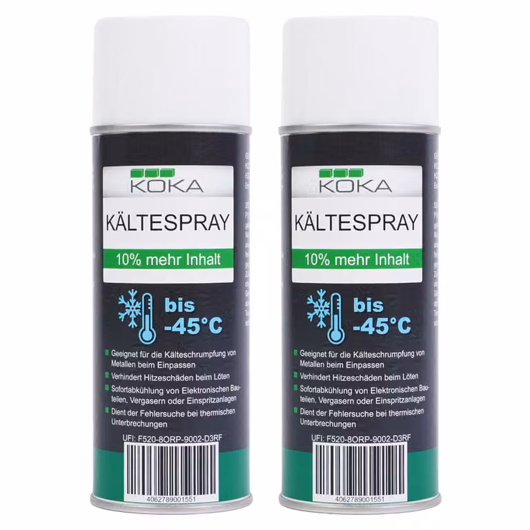 2x spruzzo a freddo fino a -45°C