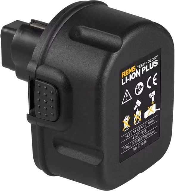 Batteria originale REMS R14 da 14,4V 5 Ah colore nero 571555