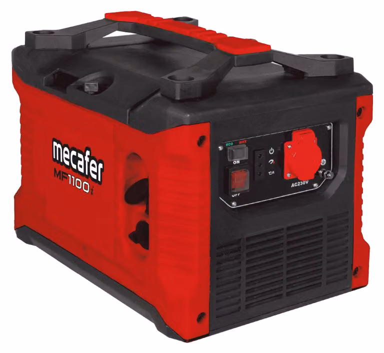 Gruppo elettrogeno portatile - 1200 W - Serbatoio da 4 litri - A benzina, tecnologia inverter - Compatto, ideale per il campeggio
