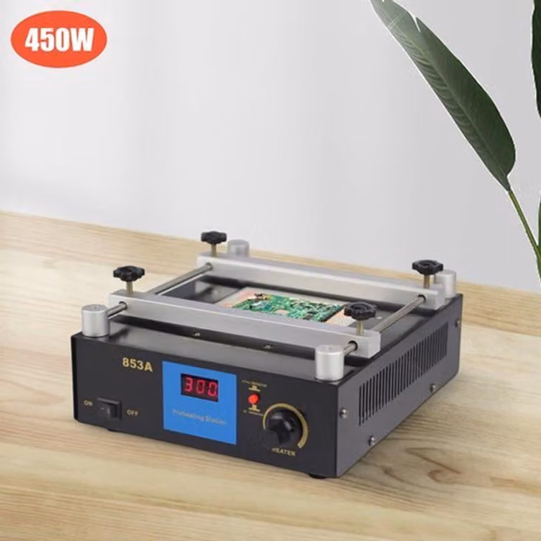 Riscaldatore a infrarossi preriscaldante, piastra riscaldante elettronica - 450 W - 110/220 V - Stazione di riparazione