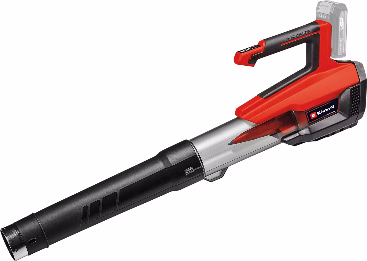 Einhell GP-LB 18/200 soffiatore a batteria 200 km/h Nero, Rosso, Argento