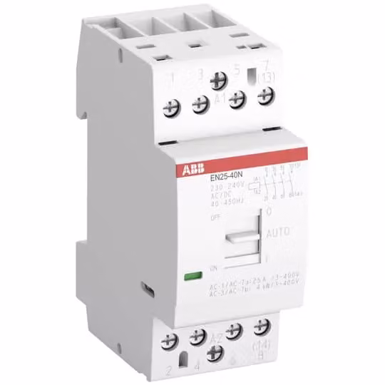 Contattore di installazione 4S/0OE 230-240V AC/DC 4 poli giorno/notte