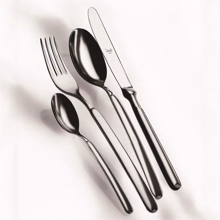 Servizio posate in acciaio inox linea Goccia 24 pezzi