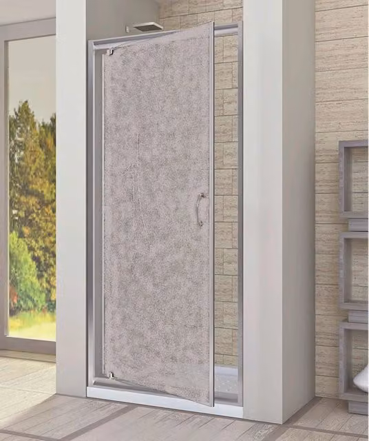 Porta Doccia Anta Battente Boston Rilemostar in Cristallo Opaco 6mm, H 190 cm x L 90 cm