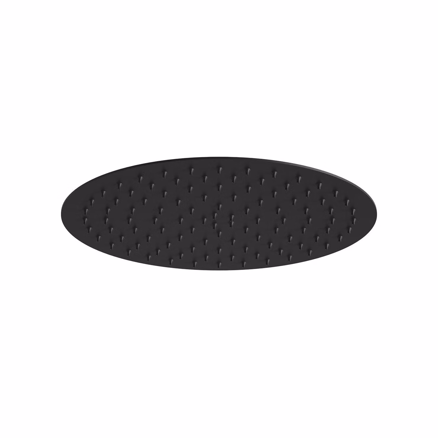 JOHO soffione doccia a pioggia 10 pollici, soffione doccia in acciaio inox XL soffione doccia a pioggia rotondo con ugelli anticalcare incorporato soffione doccia D25cm nero