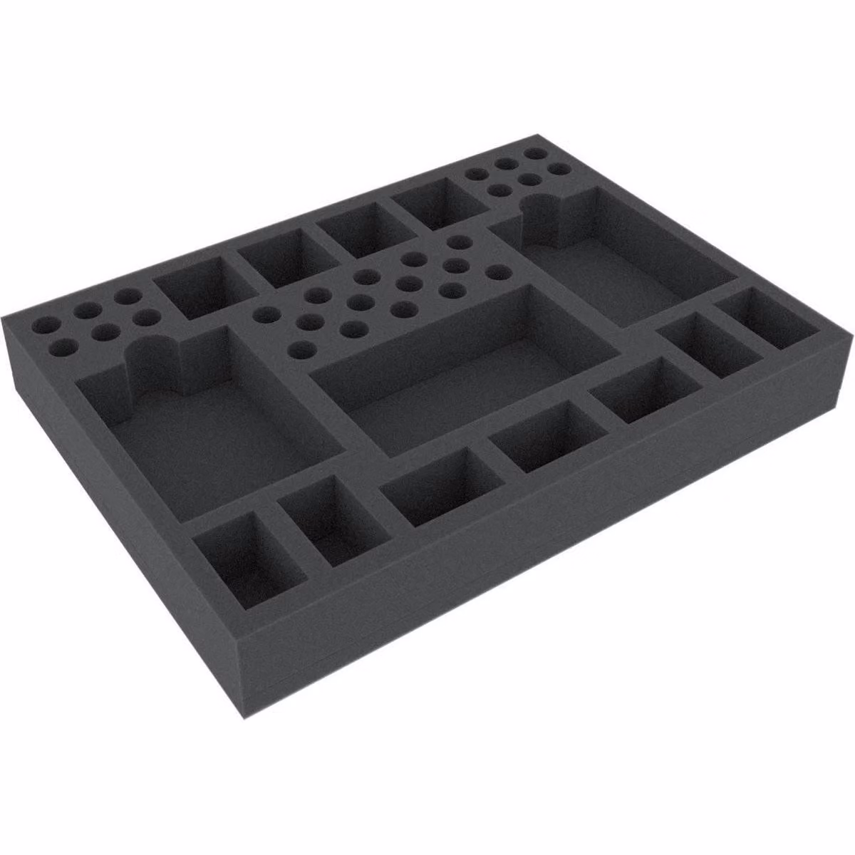 Inserto in schiuma con 40 scomparti per miniature e piccoli oggetti