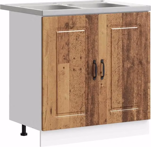 Pensile da cucina | Mobile da cucina Kalmar Legno vecchio 80 x 46 x 81,5 cm