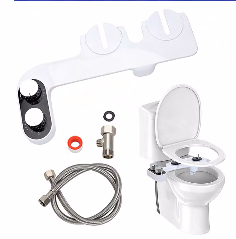 Omgoods - Accessorio per bidet da fissare al water, non elettrico