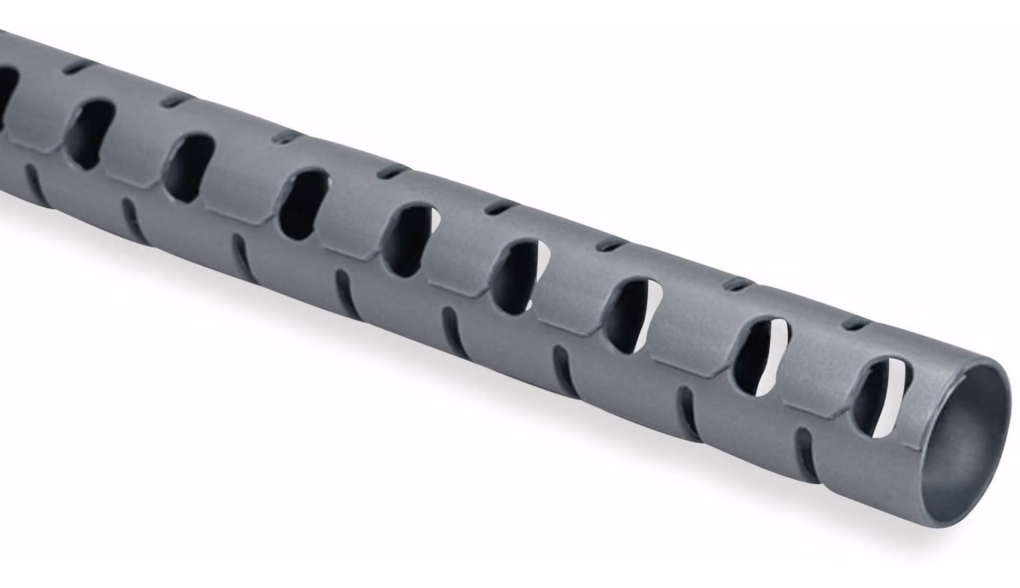 HELLERMANNTYTON tubi flessibili a spirale e fasci di cavi, 161-64406, 25mm PP argento 2m