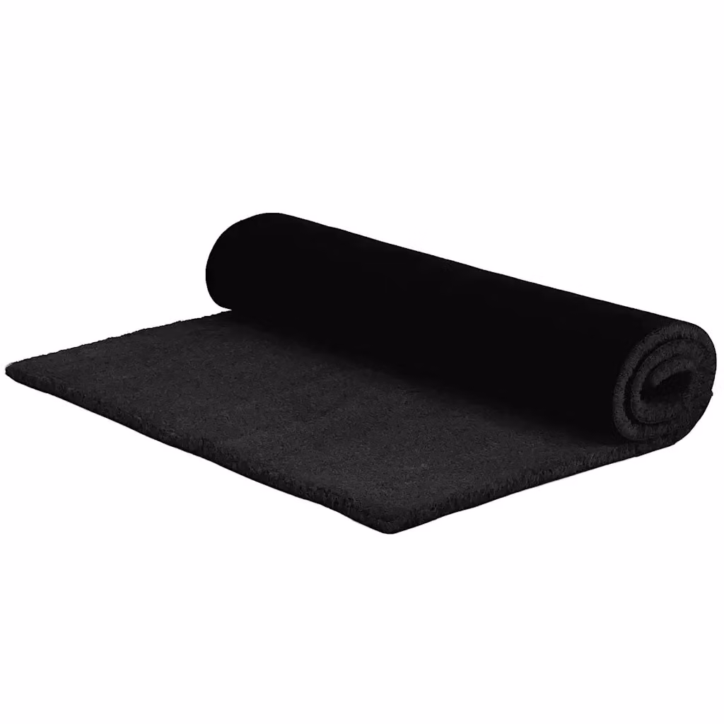 Zerbino DESIGN IN Nero in Fibra di Cocco e PVC, Antiscivolo e Repellente per lo Sporco, L: 300 cm, P: 100 cm – 2