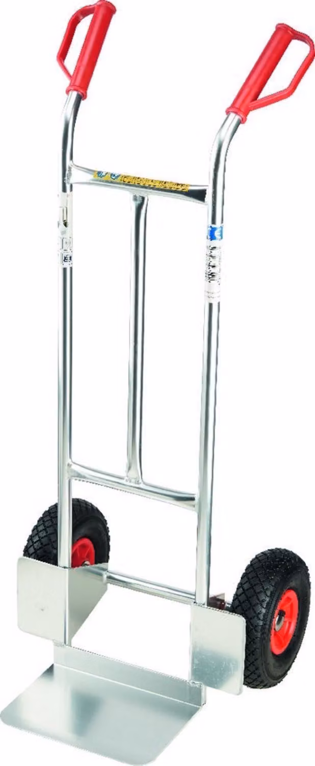 Carrello di trasporto in alluminio 150 kg 305x200 mm, pneumatico