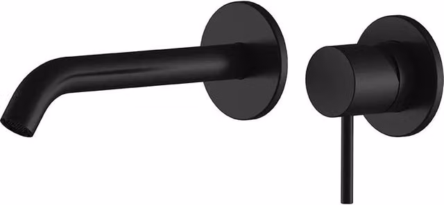 Miscelatore incasso lavabo nero opaco serie X Style