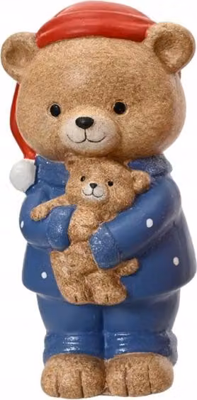 Costume da orsetto di Natale blu 18 cm 1pc
