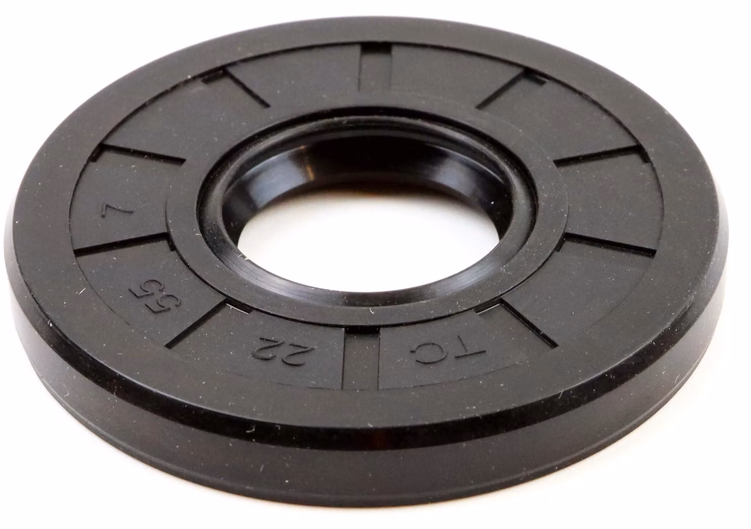 Guarnizione radiale per albero, dimensioni 22x55x7 mm, materiale NBR70, conforme alla norma DIN 3760