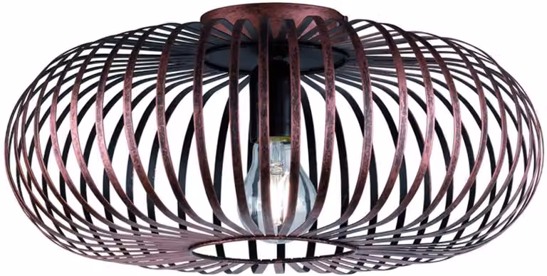 Omgoods - Lampada a sospensione con finitura in ottone anticato