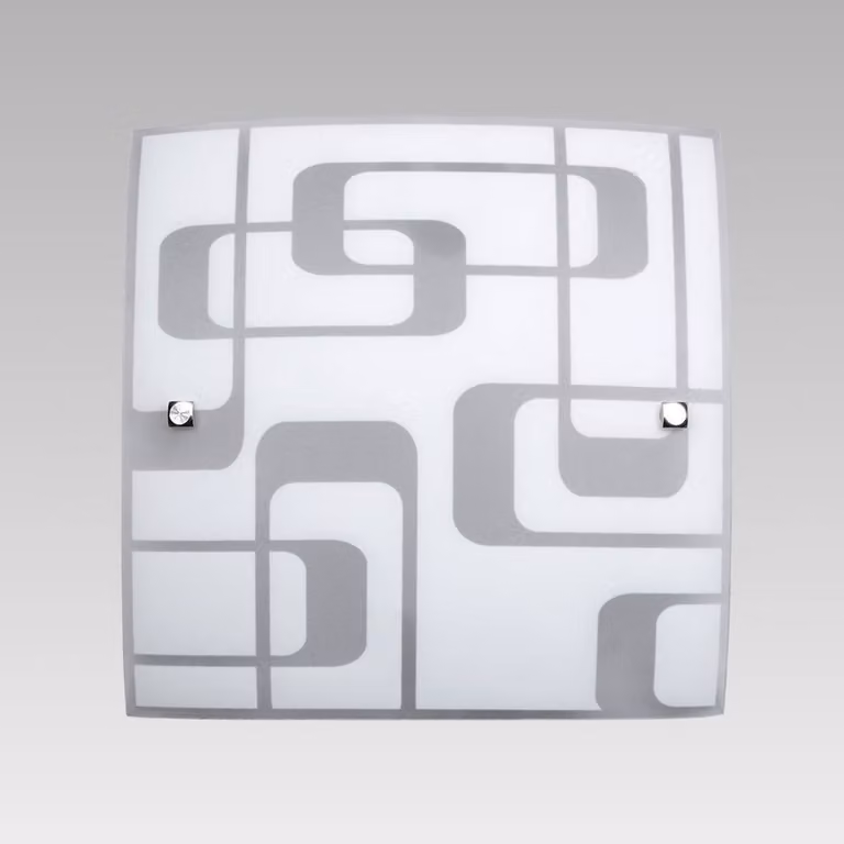 Plafoniera QIDO 1xE27/40W vetro bianco opaco 28cmx28cm dimmerabile