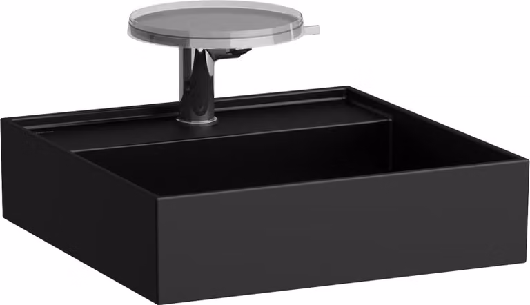 LAUFEN Kartell lavabo à poser, 2 trous pour robinet, sans trop-plein, 460x460mm, H8183317168151, H8183317168151