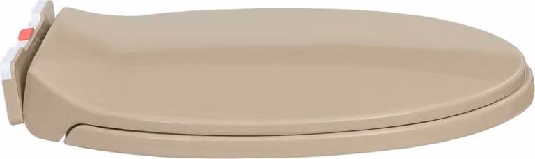 Copriwater Chiusura Ammortizzata e Sgancio Rapido Beige Ovale