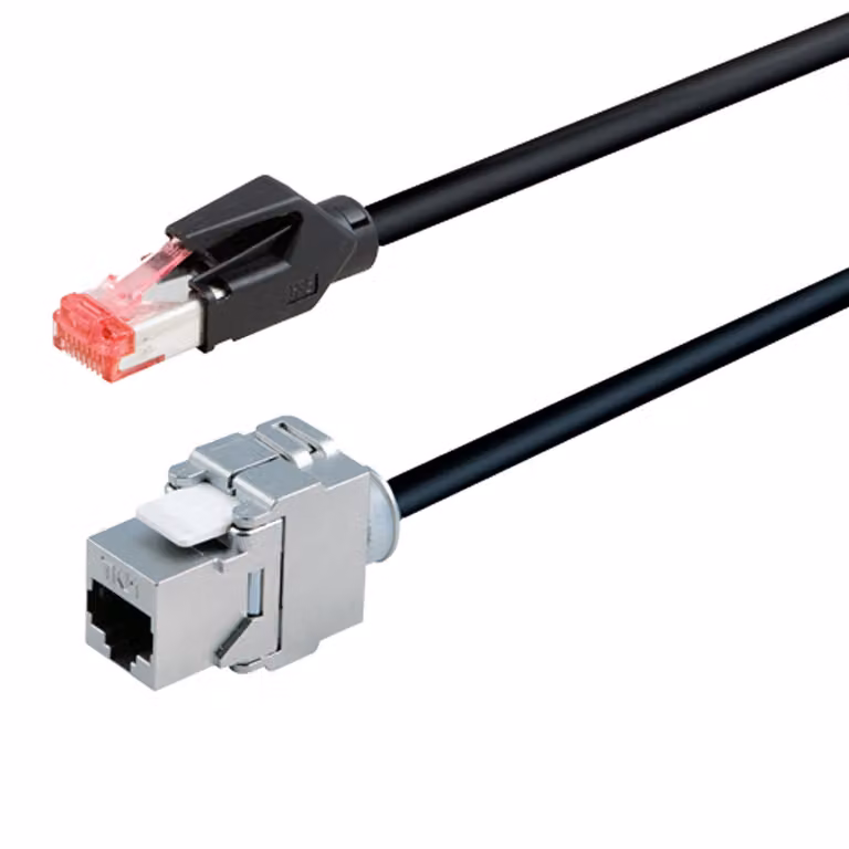 BACHMANN CAT6A Cavo RJ45 5m, TKM Keystone
