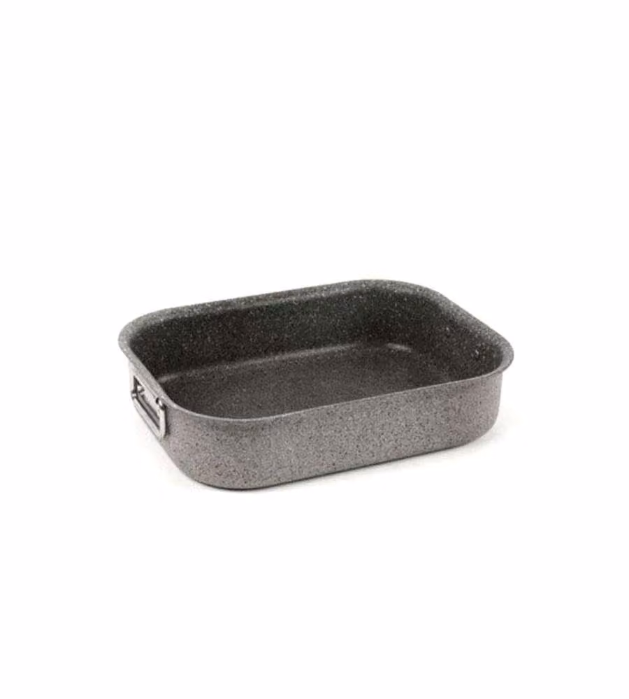 Lasagnera rettangolare antiaderente Ballarini Cortina Eco in alluminio, Grigio, L: 30 cm x P: 22 cm – 2