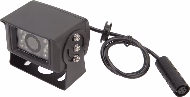Telecamera posteriore 1080p, impermeabile, visione notturna posteriore con 18 luci LED a infrarossi per camion, camper, auto, NTSC