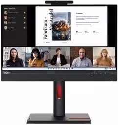 Lenovo ThinkCentre Tiny-in-One 22 Gen 5 Monitor PC All-in-One 54,6 cm (21.5") Full HD LED Nero 12N8GAT1EU – 1