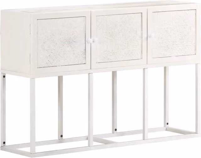 Credenza 115x30x76 cm in Legno Massello di Mango 323582