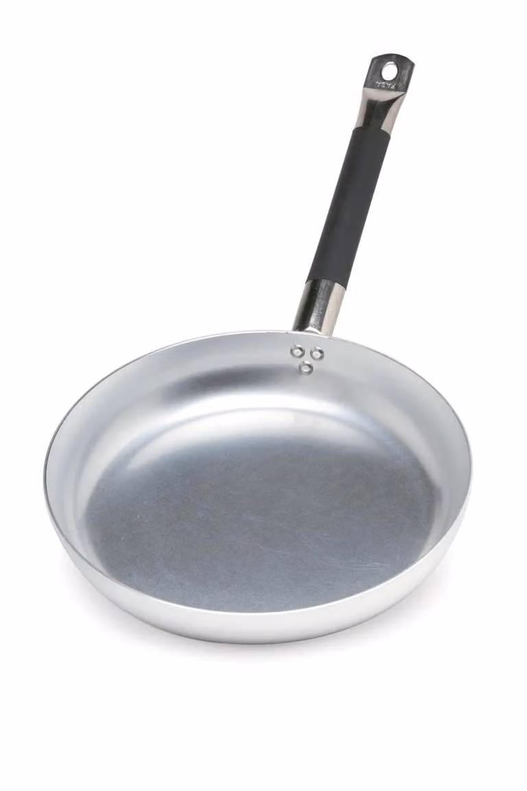 Padella in alluminio a un manico con guaina termoresistente, spessore 3 mm, diam. 20cm