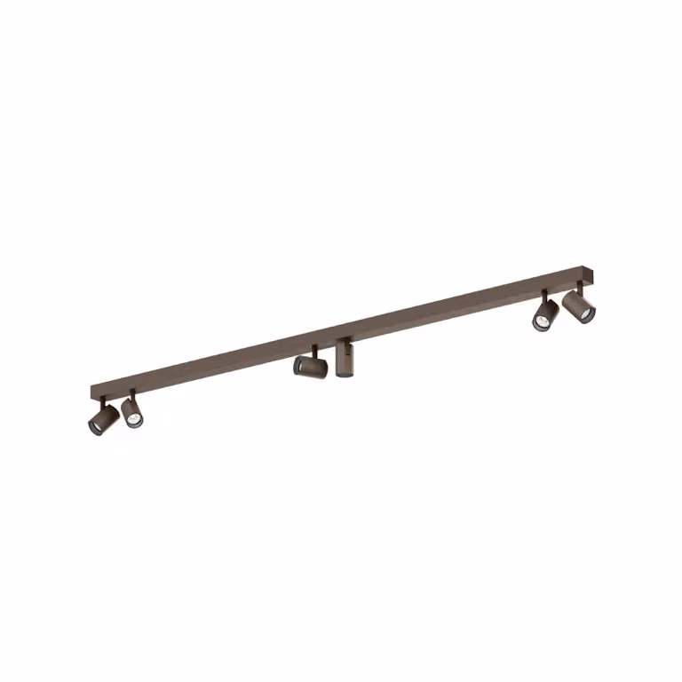 Wever & Ducré Lighting WEVER DUCRÉ Faretto da soffitto LED Ceno 6.0, bronzo, 2.700 K dimmerabile, Bronzo / Ottone antico, Soggiorno / Sala da pranzo, Alluminio, Moderno, Downlight