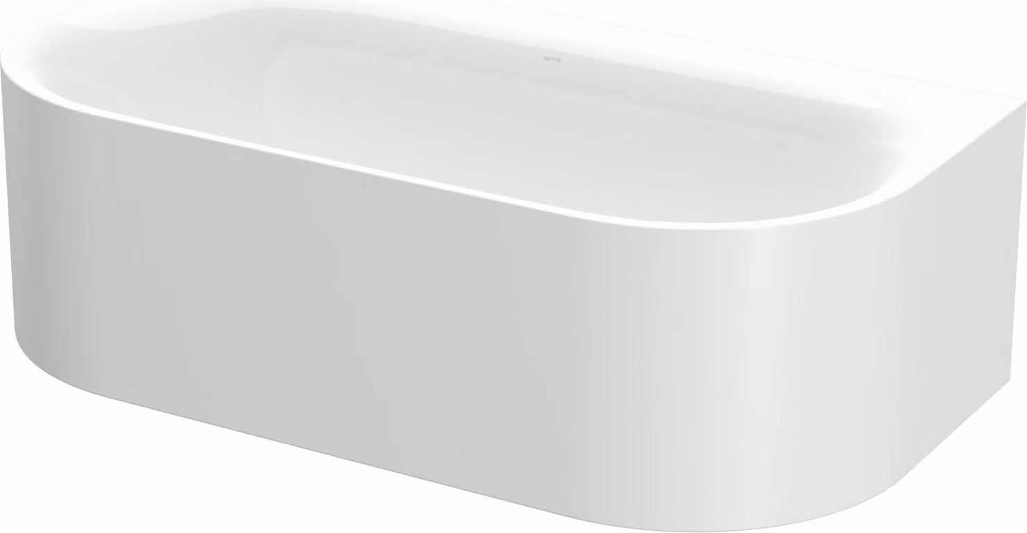 BetteLux Oval Silhouette I Baignoire en applique, 2 inclinaisons du dossier, 1900x950x450mm, 3417-000CWVVS, 3417-000CWVVS