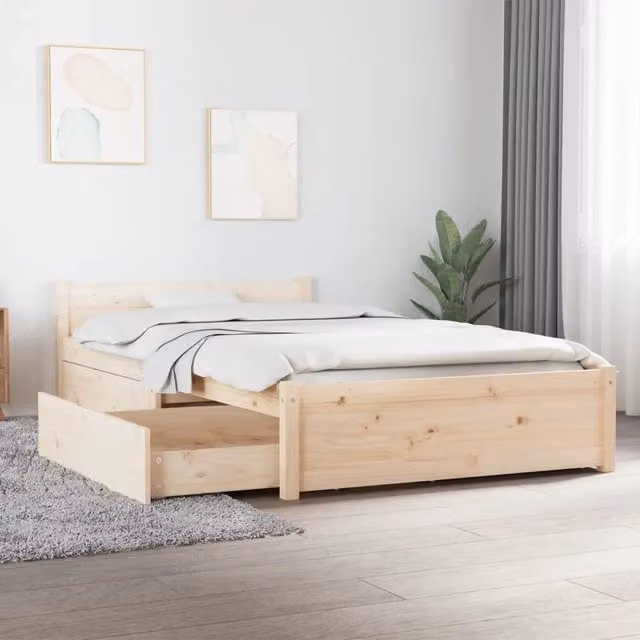 Giroletto con Cassetti-Struttura Letto con contenitore 90x200 cm 944432
