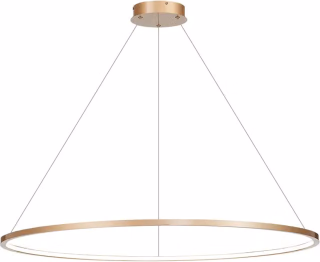 Lampadario anello LED Milagro Saturno oro Ø120 65W