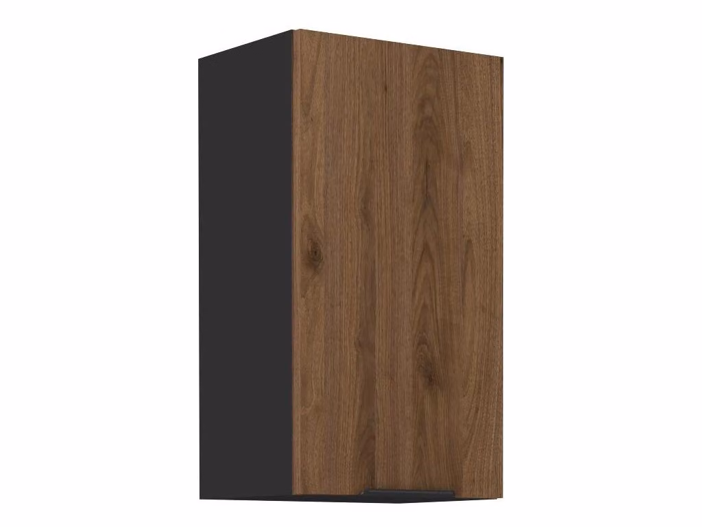 Mobile cucina superiore TOVA - larghezza 40 cm, noce okapi / nero