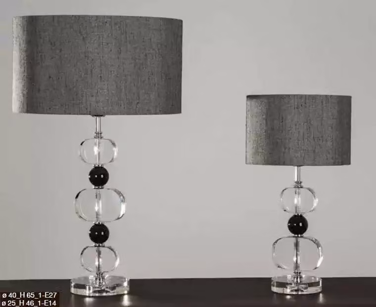 Stilvolle Tischlampe Graue Lampe Moderne Beleuchtung Tischlampe