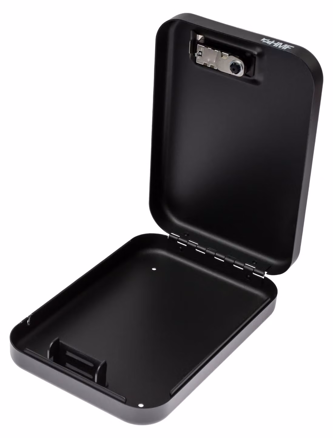 Cassetta di sicurezza con serratura a combinazione, portatile, HMF 317-02, 24 x 16,5 x 4,5 cm, nero