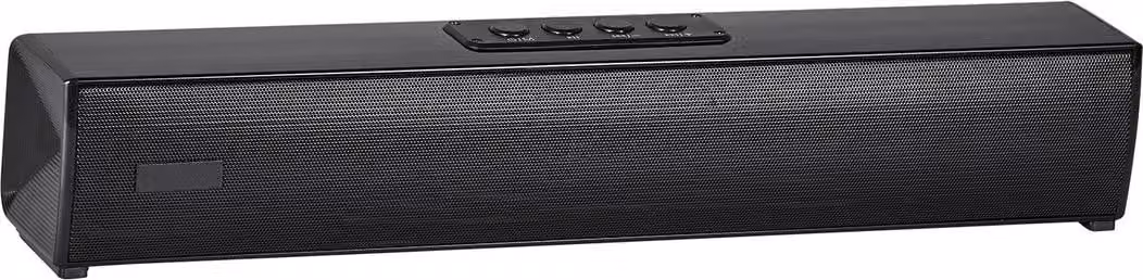 Soundbar per Smart TV, 2.0 canali, altoparlanti TV compatti da 450 mm per proiettori, connessione Bluetooth AUX, telecomando, facile configurazione, sistema audio surround da 80 W per PC e home theater.