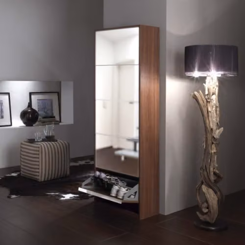 Scarpiera moderna con specchi Family Maconi