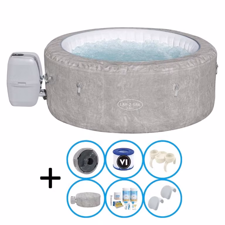 Bestway - Whirlpool - Lay-Z-Spa - Zurigo - Accessori inclusi