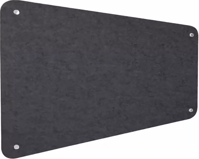 Pannello Fonoassorbente da Parete con Fori GIORDANOSHOP Colore Antracite L: 150 cm, H: 50 cm